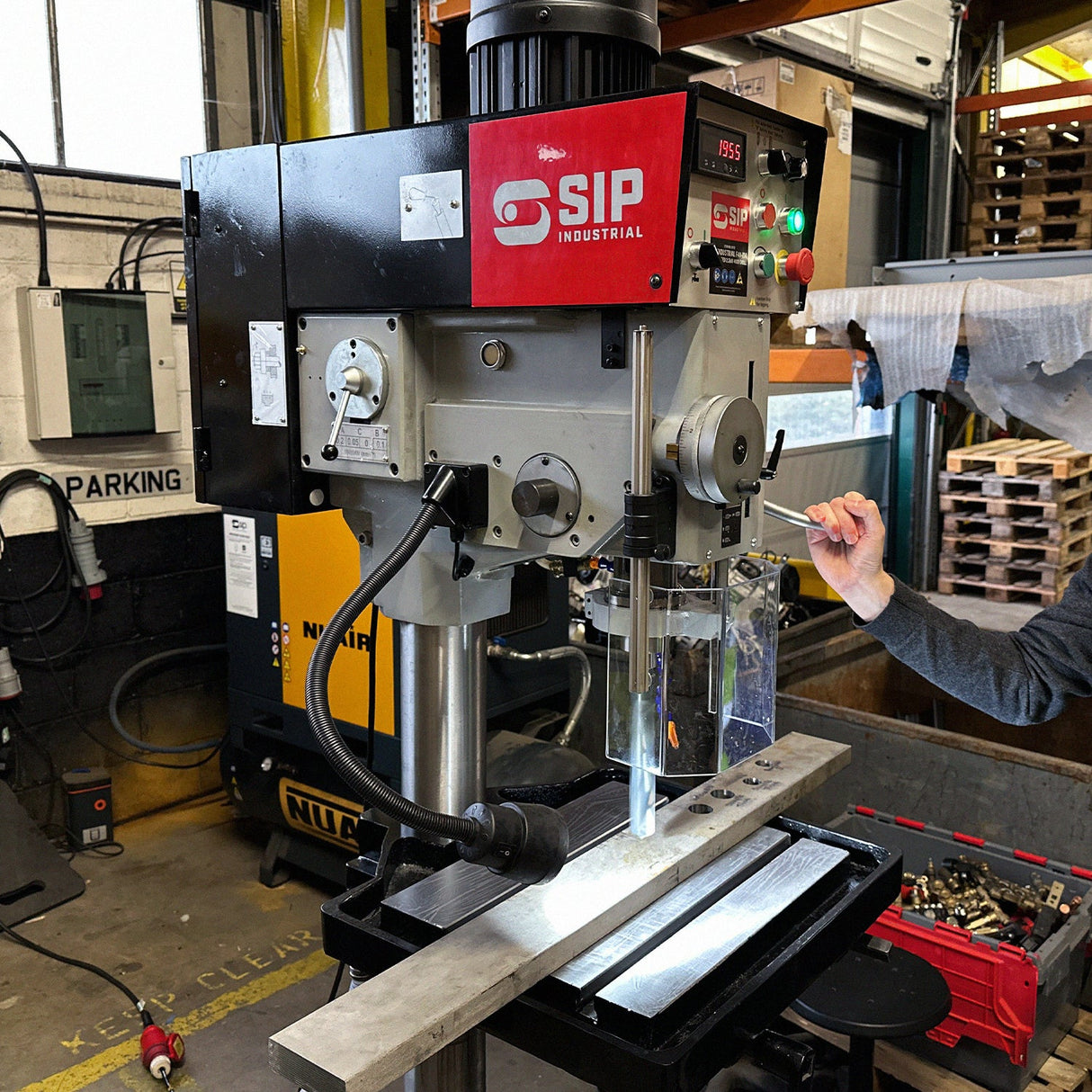 SIP Industrial F40-IDA Vari-Speed 2.2kW 400v Floor Pillar Drill - SIP-01721 - SIP Tools UK - Trade Counter Direct