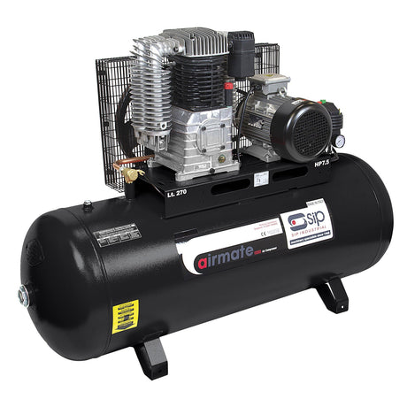 SIP ISBD5.5/270 270ltr Industrial Electric Compressor - SIP-06289 - SIP Tools UK - Trade Counter Direct