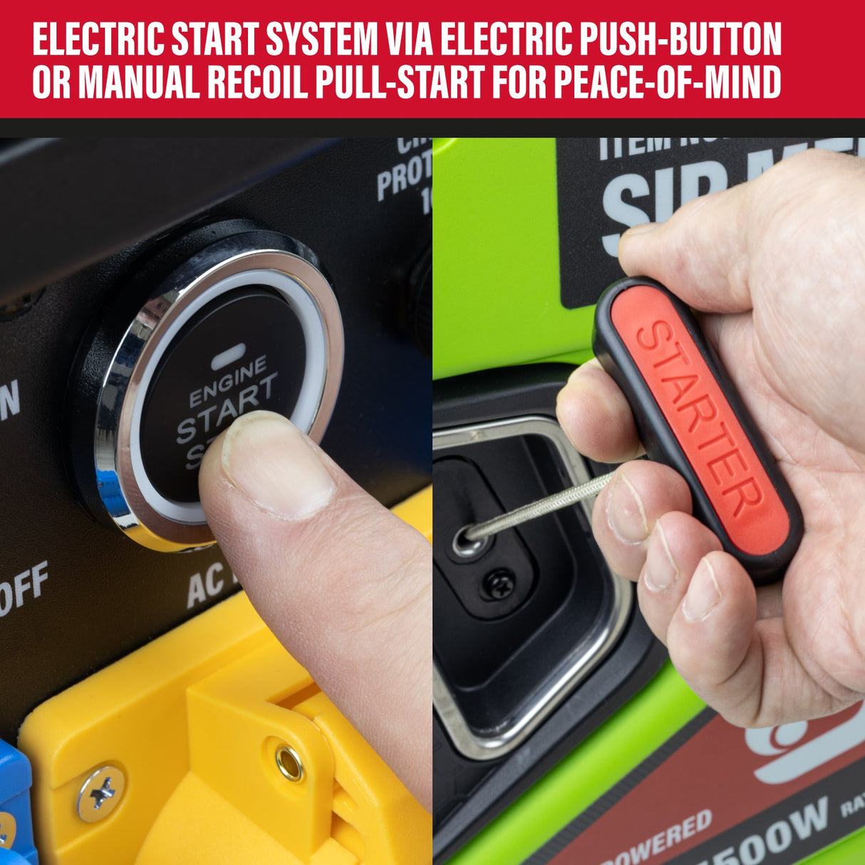 SIP MEDUSA® ISG5800 5.8kW Dual Voltage Digital Inverter Generator - SIP-25404 - SIP Tools UK - Trade Counter Direct