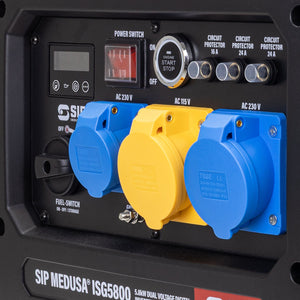 SIP MEDUSA® ISG5800 5.8kW Dual Voltage Digital Inverter Generator - SIP-25404 - SIP Tools UK - Trade Counter Direct