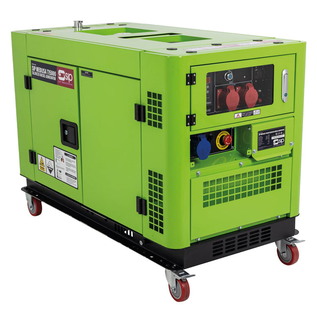 SIP MEDUSA T15000 Silenced Diesel Generator - SIP-25155 - SIP Tools UK - Trade Counter Direct