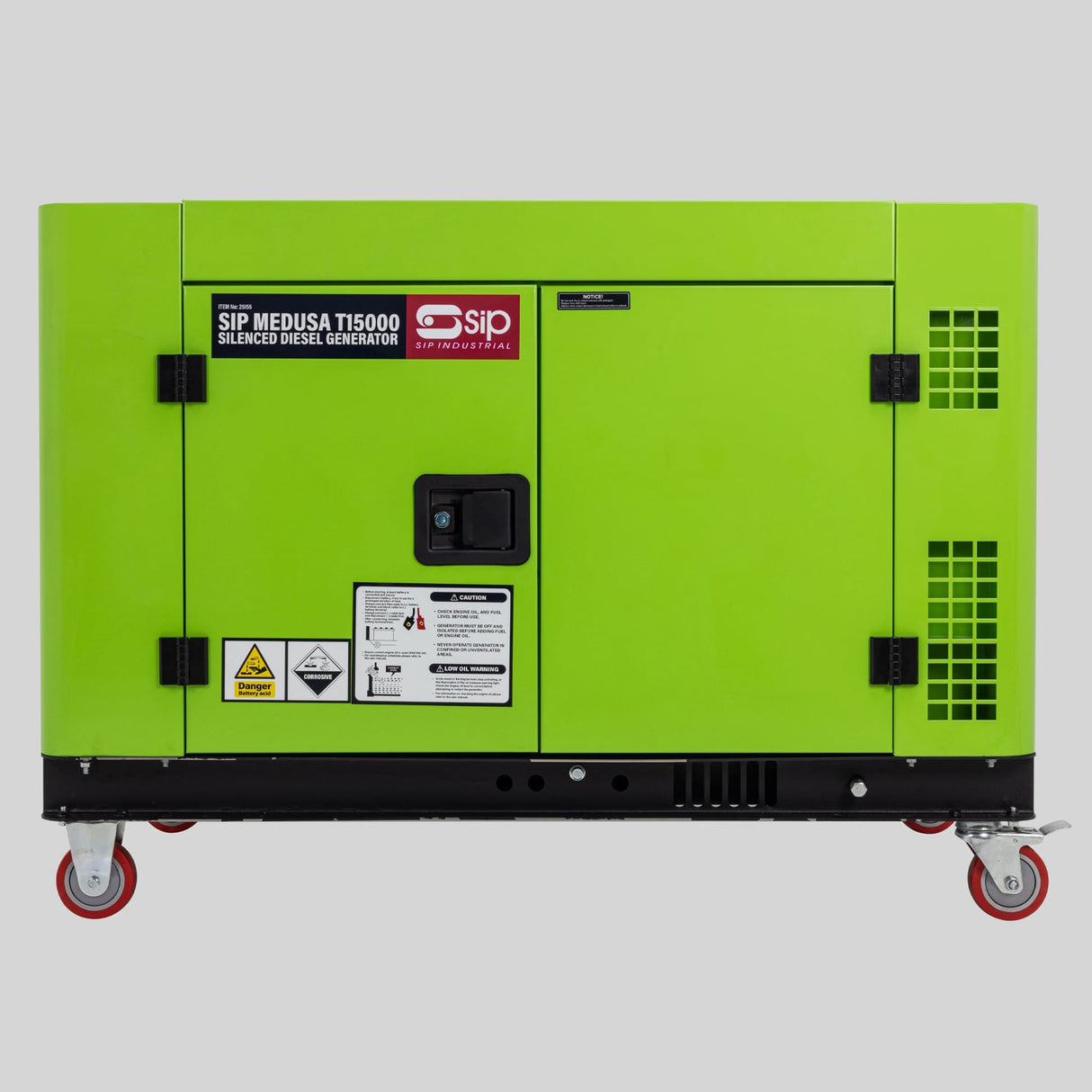 SIP MEDUSA T15000 Silenced Diesel Generator - SIP-25155 - SIP Tools UK - Trade Counter Direct