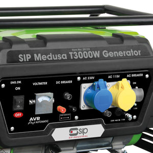 SIP MEDUSA T3000W Petrol Generator - SIP-25133 - SIP Tools UK - Trade Counter Direct