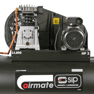 SIP PX3/200-SRB 200ltr Belt Drive Compressor - SIP-05302 - SIP Tools UK - Trade Counter Direct