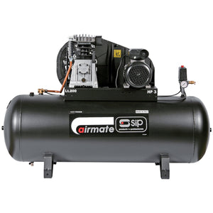 SIP PX3/200-SRB 200ltr Belt Drive Compressor - SIP-05302 - SIP Tools UK - Trade Counter Direct
