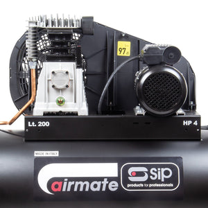 SIP PX4-3/200B 200ltr Belt Drive Compressor - SIP-05311 - SIP Tools UK - Trade Counter Direct