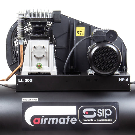 SIP PX4-3/200B 200ltr Belt Drive Compressor - SIP-05311 - SIP Tools UK - Trade Counter Direct