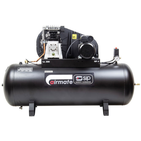 SIP PX4-3/200B 200ltr Belt Drive Compressor - SIP-05311 - SIP Tools UK - Trade Counter Direct