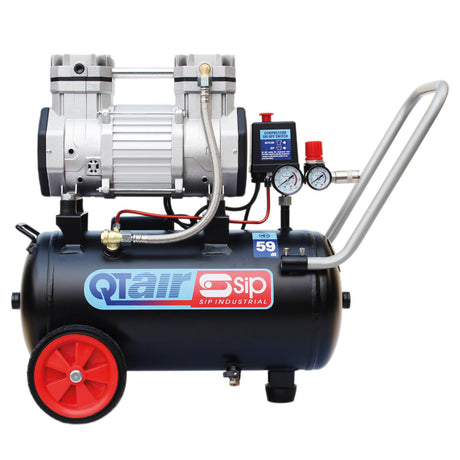SIP QT AIR DD 1.5hp 24ltr Ultra Low Noise Oil-Free Direct Drive Compressor - SIP-05491 - SIP Tools UK - Trade Counter Direct