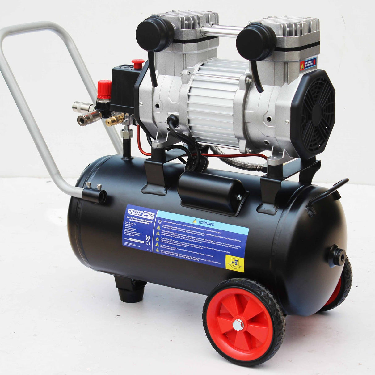 SIP QT AIR DD 1.5hp 24ltr Ultra Low Noise Oil-Free Direct Drive Compressor - SIP-05491 - SIP Tools UK - Trade Counter Direct