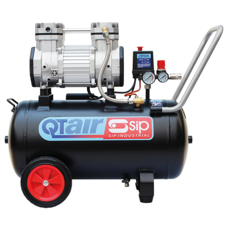 SIP QT AIR DD 1.5hp 50ltr Ultra Low Noise Oil-Free Direct Drive Compressor - SIP-05492 - SIP Tools UK - Trade Counter Direct