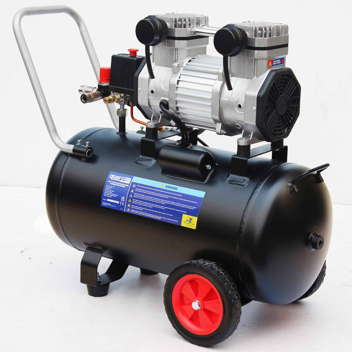 SIP QT AIR DD 1.5hp 50ltr Ultra Low Noise Oil-Free Direct Drive Compressor - SIP-05492 - SIP Tools UK - Trade Counter Direct