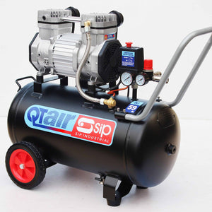 SIP QT AIR DD 1.5hp 50ltr Ultra Low Noise Oil-Free Direct Drive Compressor - SIP-05492 - SIP Tools UK - Trade Counter Direct