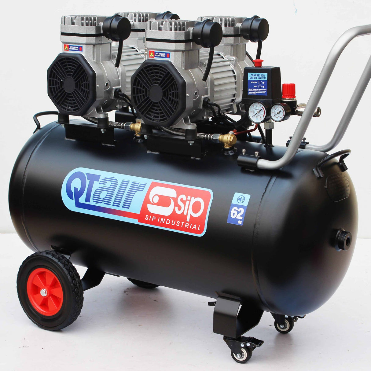 SIP QT AIR DD 3hp 100ltr Ultra Low Noise Oil-Free Direct Drive Compressor - SIP-05494 - SIP Tools UK - Trade Counter Direct