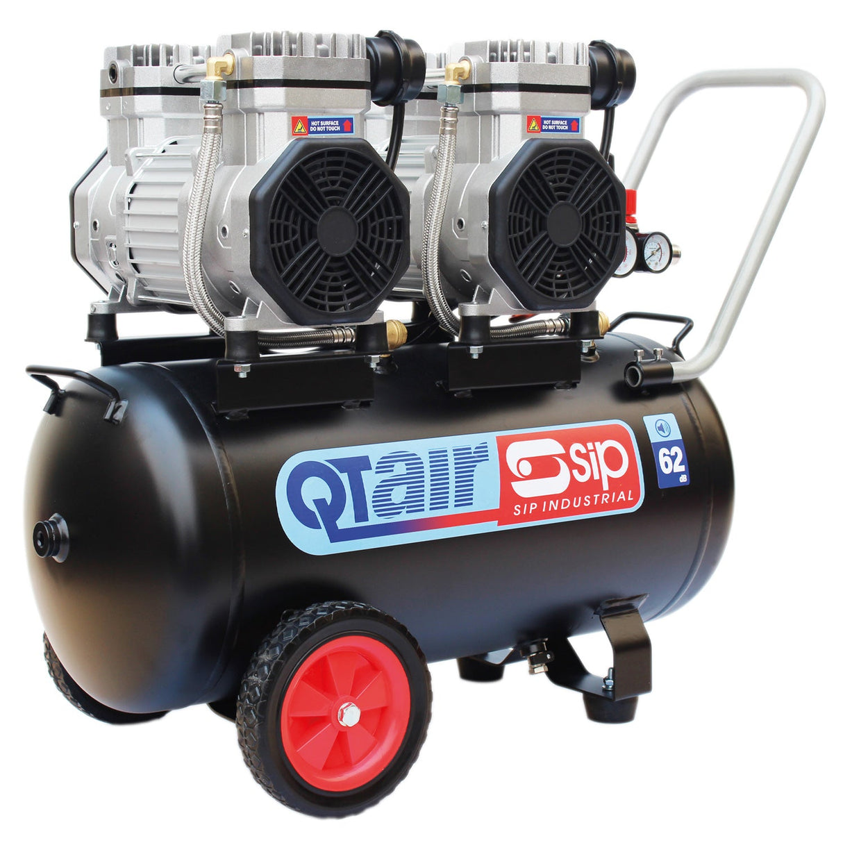 SIP QT AIR DD 3hp 50ltr Ultra Low Noise Oil-Free Direct Drive Compressor - SIP-05493 - SIP Tools UK - Trade Counter Direct