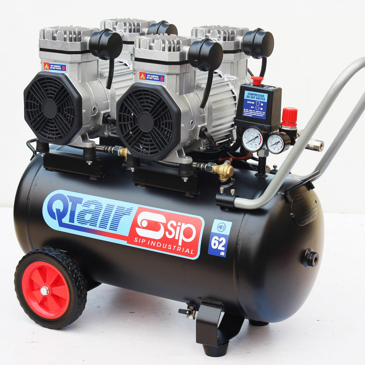 SIP QT AIR DD 3hp 50ltr Ultra Low Noise Oil-Free Direct Drive Compressor - SIP-05493 - SIP Tools UK - Trade Counter Direct