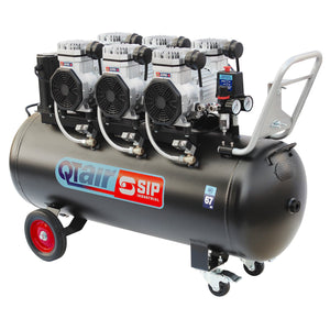 SIP QT AIR DD 4.5hp 150ltr Ultra Low Noise Compressor & Hose Reel Package - SIP-05497AHR15 - SIP Tools UK - Trade Counter Direct