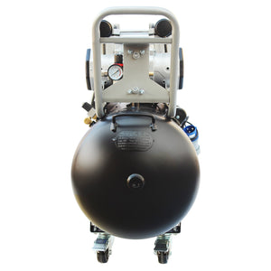 SIP QT AIR DD 4.5hp 150ltr Ultra Low Noise Compressor & Hose Reel Package - SIP-05497AHR15 - SIP Tools UK - Trade Counter Direct