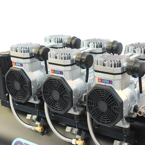 SIP QT AIR DD 4.5hp 150ltr Ultra Low Noise Compressor & Hose Reel Package - SIP-05497AHR15 - SIP Tools UK - Trade Counter Direct