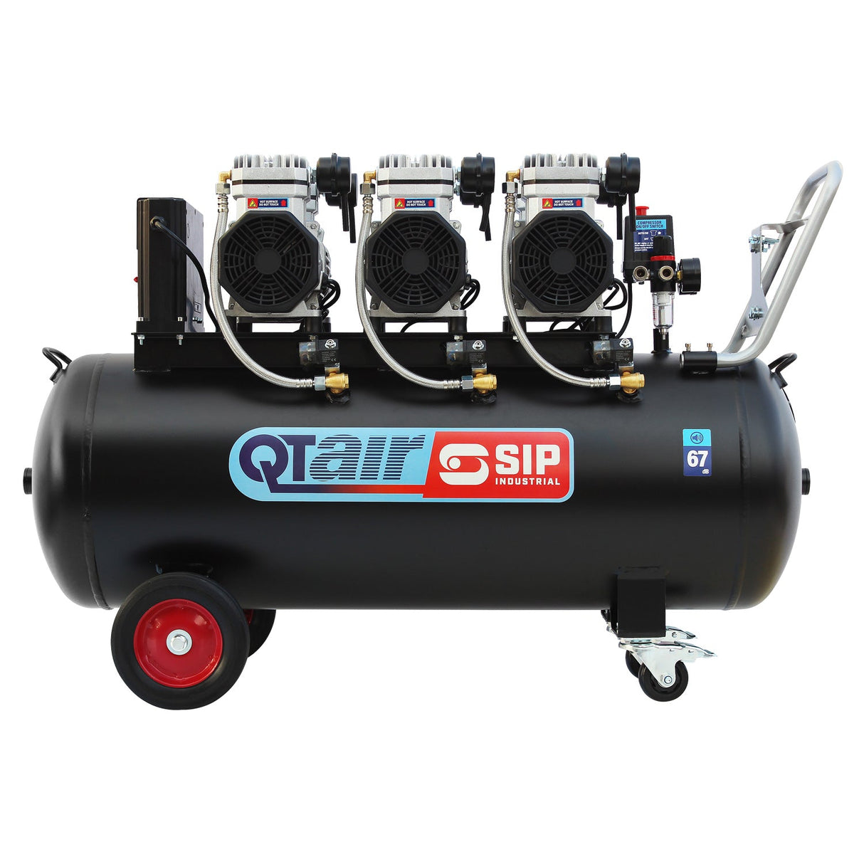 SIP QT AIR DD 4.5hp 150ltr Ultra Low Noise Oil-Free Direct Drive Compressor - SIP-05497 - SIP Tools UK - Trade Counter Direct