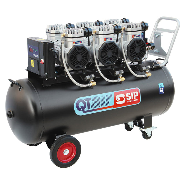 SIP QT AIR DD 4.5hp 150ltr Ultra Low Noise Oil-Free Direct Drive Compressor - SIP-05497 - SIP Tools UK - Trade Counter Direct