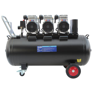 SIP QT AIR DD 4.5hp 200ltr Ultra Low Noise Compressor & Hose Reel Package - SIP-05498AHR15 - SIP Tools UK - Trade Counter Direct