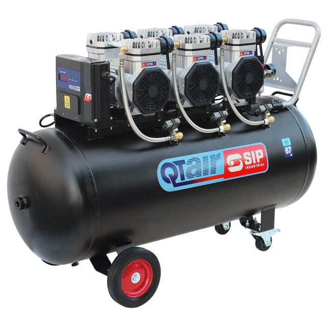 SIP QT AIR DD 4.5hp 200ltr Ultra Low Noise Oil-Free Direct Drive Compressor - SIP-05498 - SIP Tools UK - Trade Counter Direct