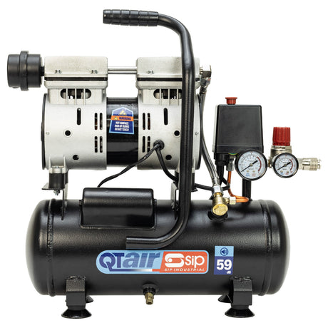 SIP QT AIR DD 6ltr Ultra Low Noise Oil-Free Direct Drive Compressor - SIP-05398 - SIP Tools UK - Trade Counter Direct