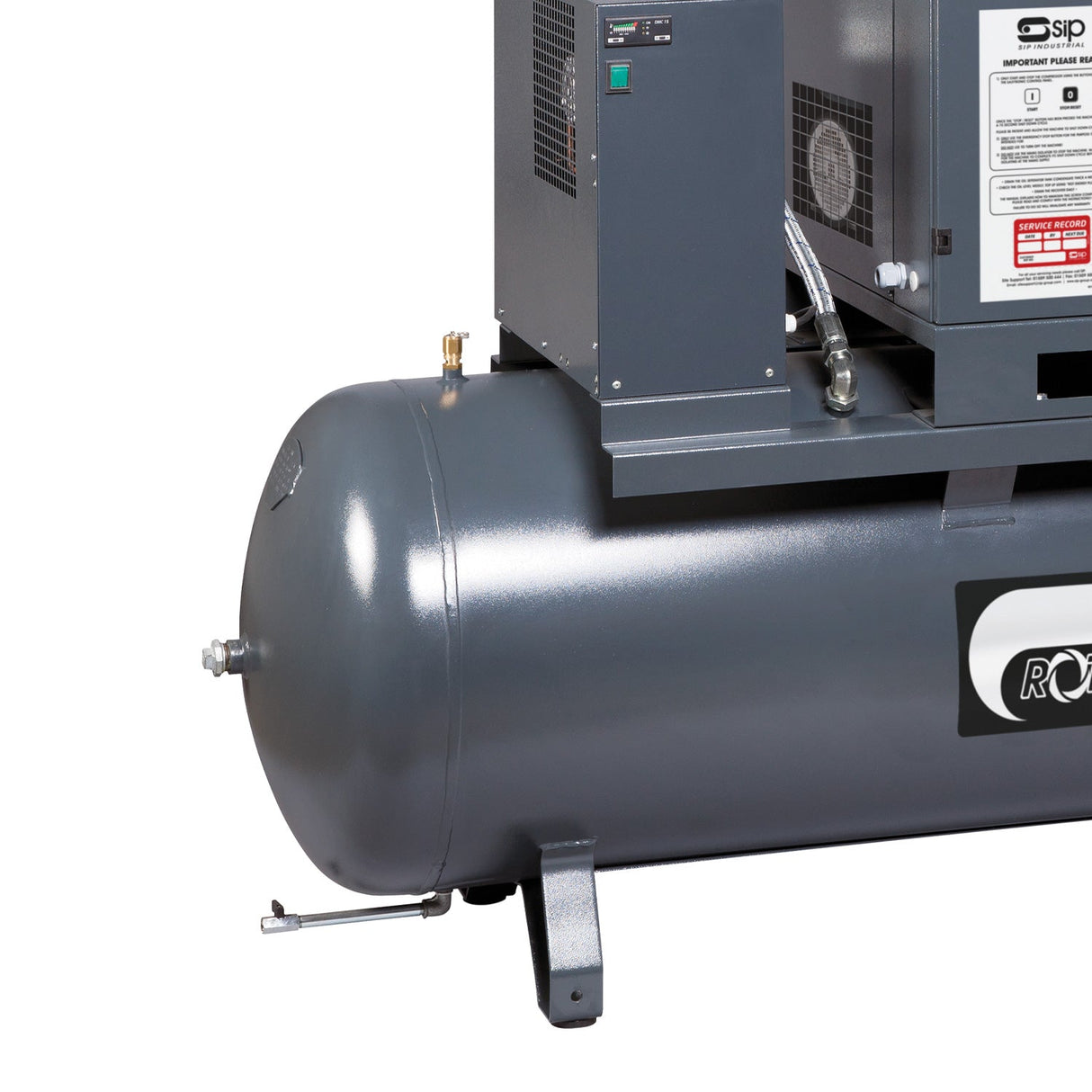 SIP RS08-10-270BD/RD 270ltr Rotary Screw Compressor with Dryer - SIP-06322 - SIP Tools UK - Trade Counter Direct