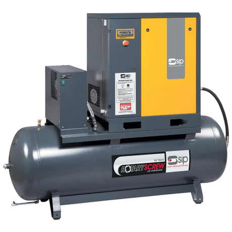 SIP RS11-08-270BD/RD 270ltr Rotary Screw Compressor with Dryer - SIP-06412A - SIP Tools UK - Trade Counter Direct