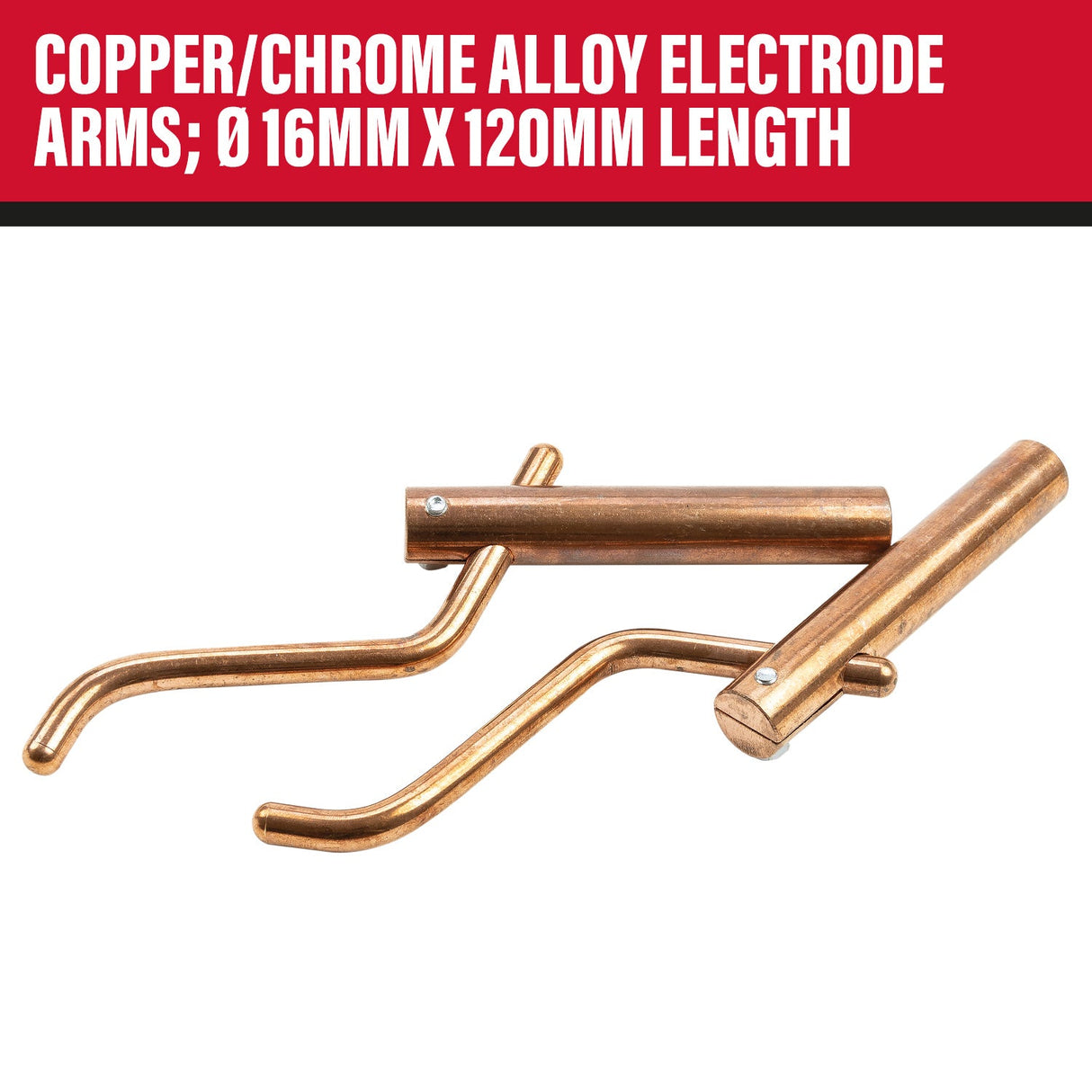 SIP Spot Welder 120mm Arms with Swan Neck Electrodes (ø 16mm) - SIP-25416 - SIP Tools UK - Trade Counter Direct