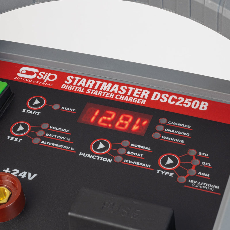 SIP STARTMASTER DSC250B Digital Starter Charger - SIP-03585 - SIP Tools UK - Trade Counter Direct