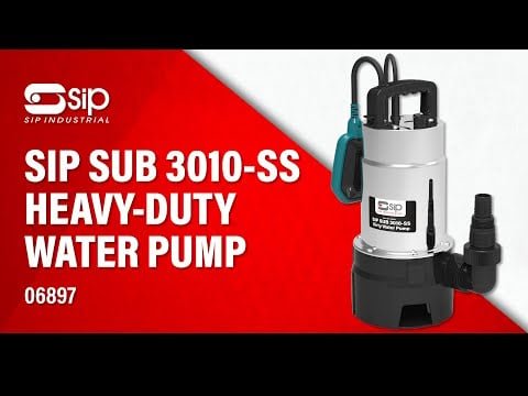 SIP SUB 3010 - SS Heavy - Duty Dirty Water Pump - SIP-06897 - SIP Tools UK - Trade Counter Direct