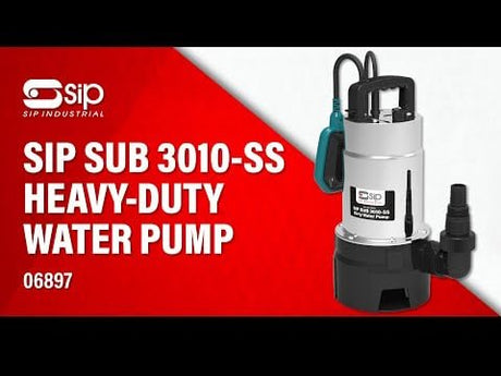 SIP SUB 3010 - SS Heavy - Duty Dirty Water Pump - SIP-06897 - SIP Tools UK - Trade Counter Direct