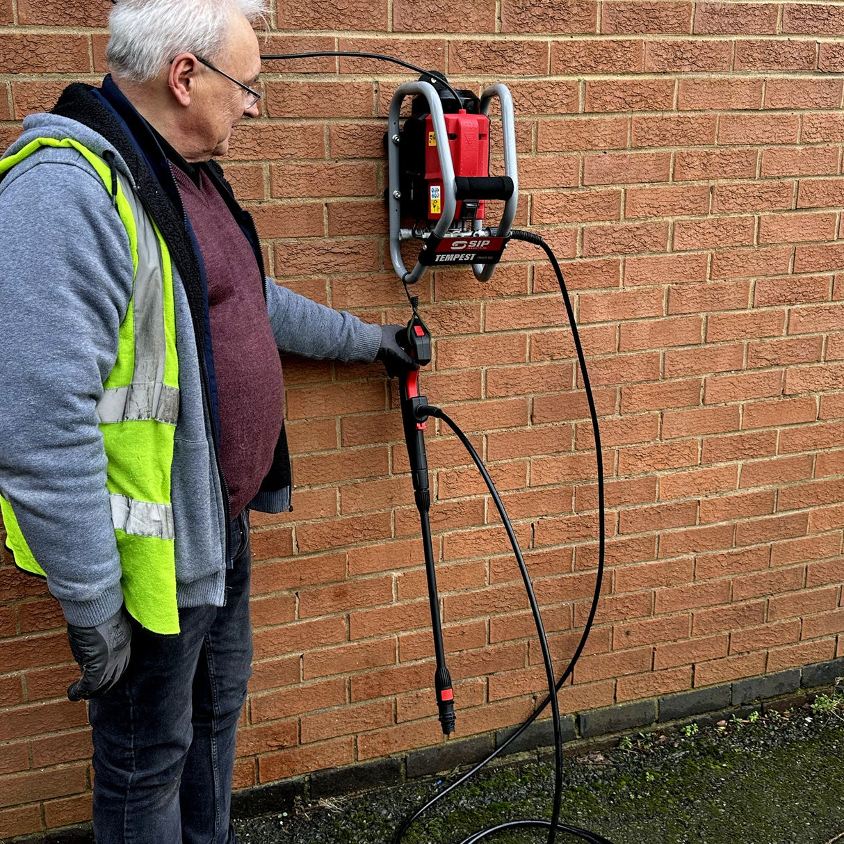 SIP TEMPEST® PW420/150 Wall-Mountable Electric Pressure Washer - SIP-08920 - SIP Tools UK - Trade Counter Direct
