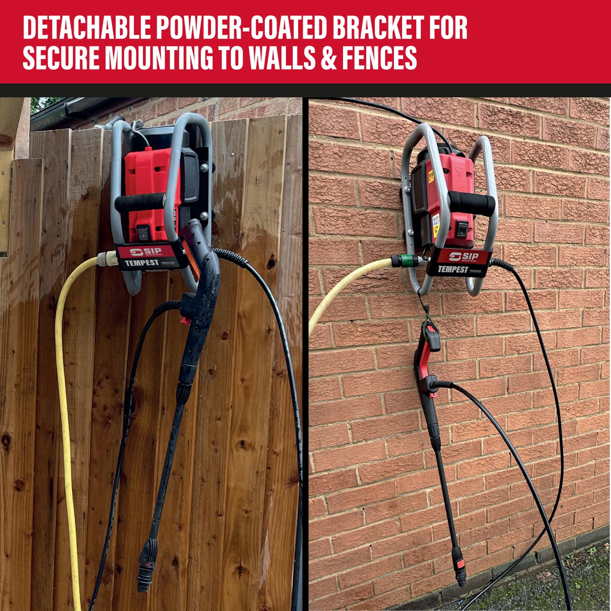 SIP TEMPEST® PW420/150 Wall-Mountable Electric Pressure Washer - SIP-08920 - SIP Tools UK - Trade Counter Direct