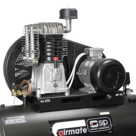 SIP TN10/270 270ltr Belt Drive Compressor - SIP-06587 - SIP Tools UK - Trade Counter Direct