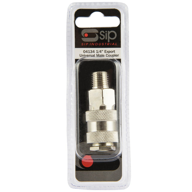 SIP Type 25 Euro Coupler 1/4" BSP Male Thread - SIP-04134 - SIP Tools UK - Trade Counter Direct