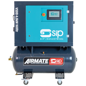 SIP VSDD 4kW 10bar 160ltr 230v Rotary Screw Compressor - SIP-08252 - SIP Tools UK - Trade Counter Direct