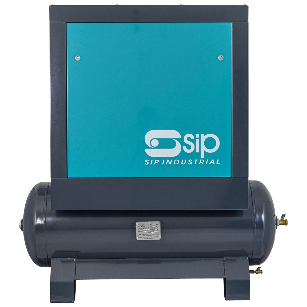 SIP VSDD 5.5kW 10bar 200ltr 400v Rotary Screw Compressor - SIP-08260 - SIP Tools UK - Trade Counter Direct