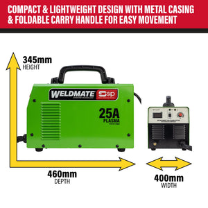 SIP WELDMATE® 25A Inverter Plasma Cutter with Internal Compressor - SIP-05683 - SIP Tools UK - Trade Counter Direct
