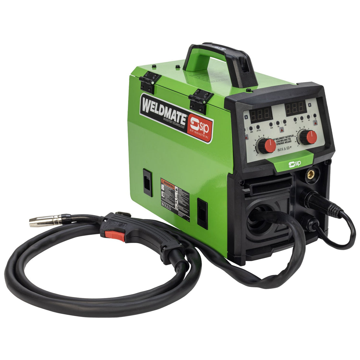 SIP WELDMATE® AUTOPLUS 130A MIG/ARC/TIG Synergic Inverter Welder with Cart Package - SIP-05737CART - SIP Tools UK - Trade Counter Direct