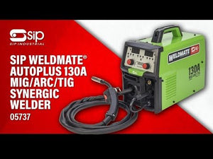SIP WELDMATE® AUTOPLUS 130A MIG/ARC/TIG Synergic Welder - SIP-05737 - SIP Tools UK - Trade Counter Direct
