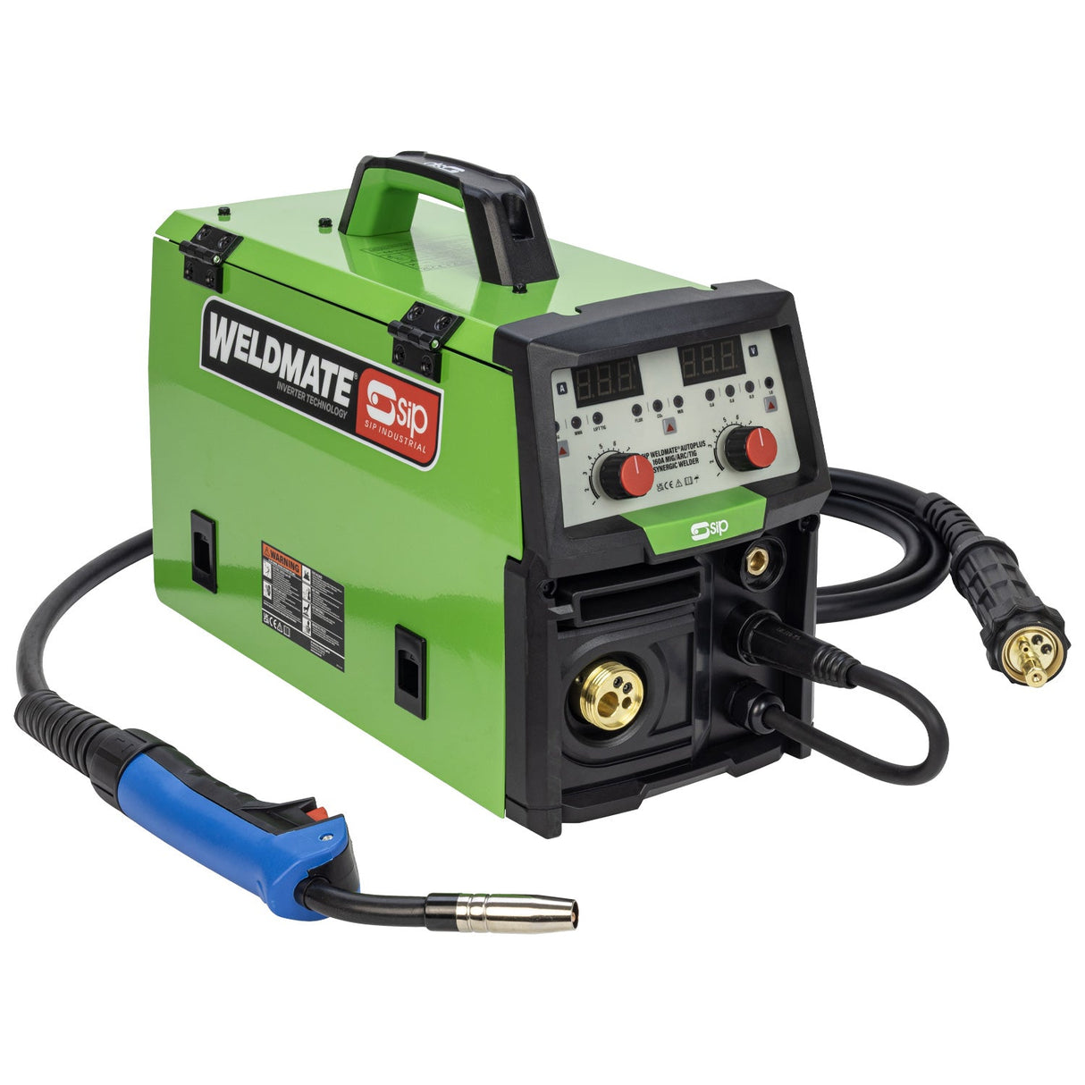 SIP WELDMATE® AUTOPLUS 160A MIG/ARC/TIG Synergic Inverter Welder with Trolley Package - SIP-05738TROLLEY - SIP Tools UK - Trade Counter Direct