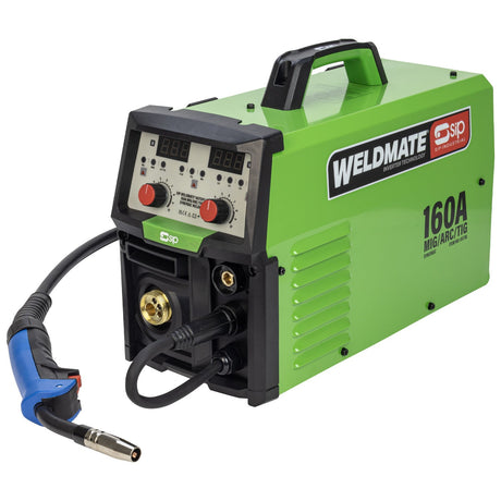 SIP WELDMATE® AUTOPLUS 160A MIG/ARC/TIG Synergic Inverter Welder with Trolley Package - SIP-05738TROLLEY - SIP Tools UK - Trade Counter Direct
