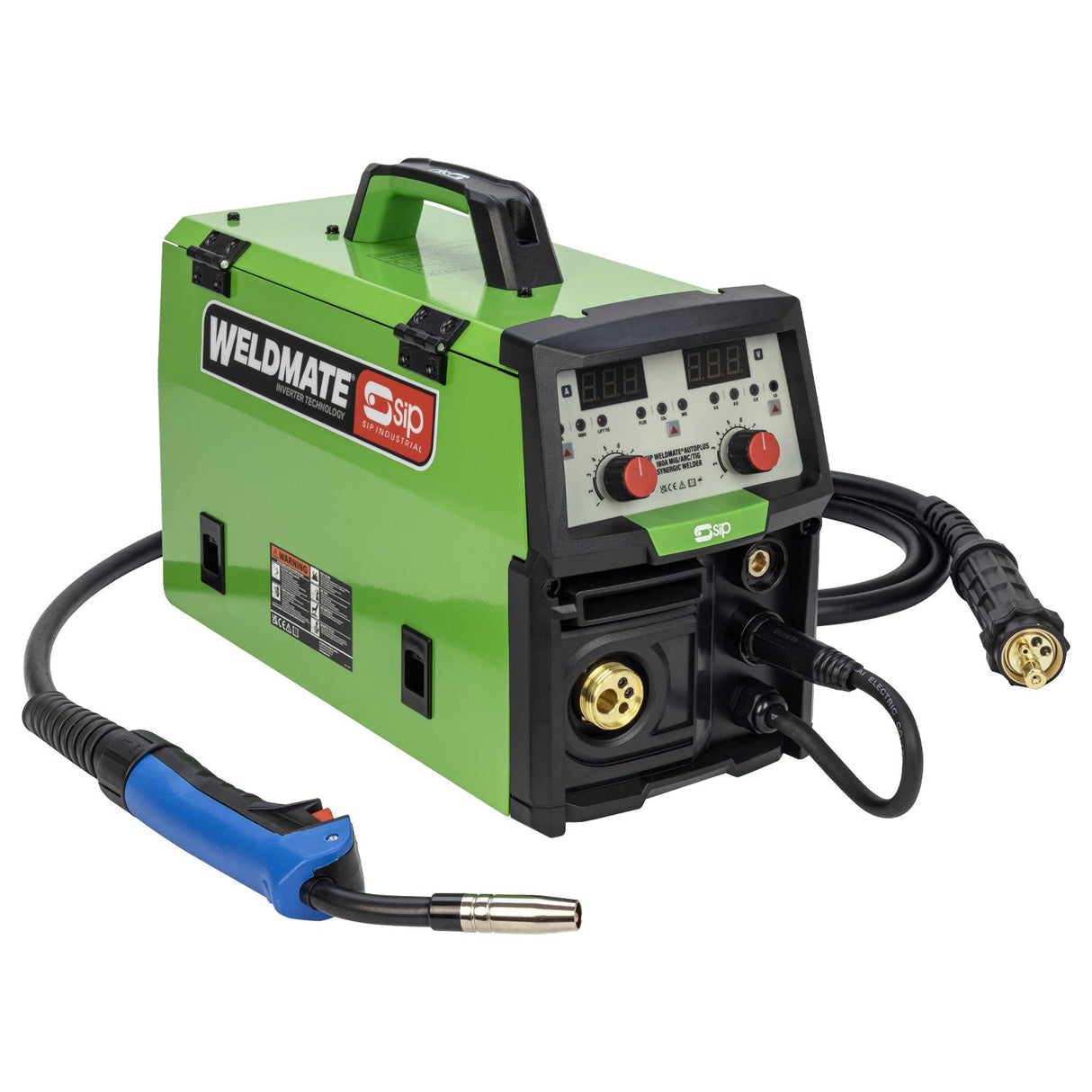 SIP WELDMATE® AUTOPLUS 180A MIG/ARC/TIG Synergic Inverter Welder with Trolley Package - SIP-05739TROLLEY - SIP Tools UK - Trade Counter Direct