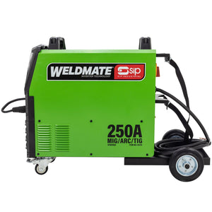 SIP WELDMATE® AUTOPLUS 250A MIG/ARC/TIG Synergic Inverter Welder - SIP-05751 - SIP Tools UK - Trade Counter Direct