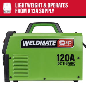 SIP WELDMATE® PRO 120A DC TIG/ARC Inverter Welder - SIP-05693 - SIP Tools UK - Trade Counter Direct