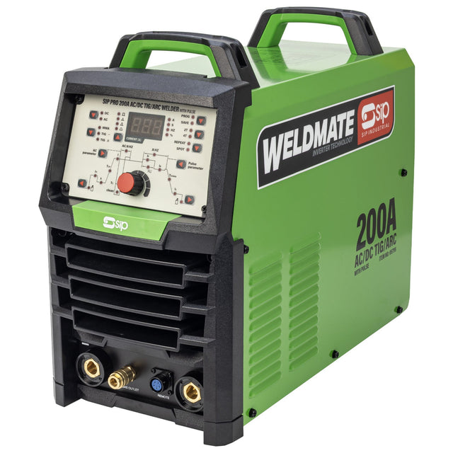 SIP WELDMATE® PRO 200A AC/DC TIG/ARC Inverter Welder with Pulse - SIP-05795 - SIP Tools UK - Trade Counter Direct