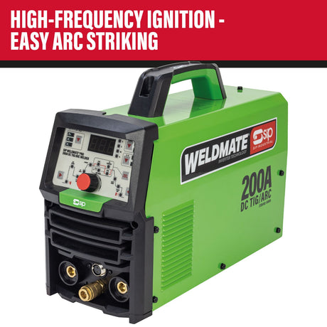 SIP WELDMATE® PRO 200A DC TIG/ARC Inverter Welder - SIP-05695 - SIP Tools UK - Trade Counter Direct